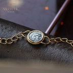 Griechisches Herkules-Medaillon-Armband