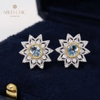 Florale Sternohrringe 5627