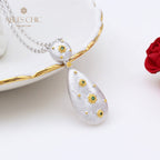 Seidige Tropfen-Blumenkette 5024