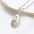 Seidige Tropfen-Blumenkette 5024