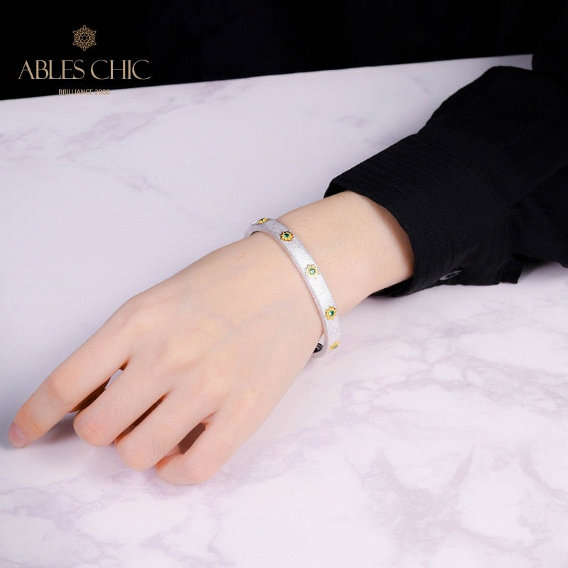 Smaragdblüten-Sterne-Armband 5177