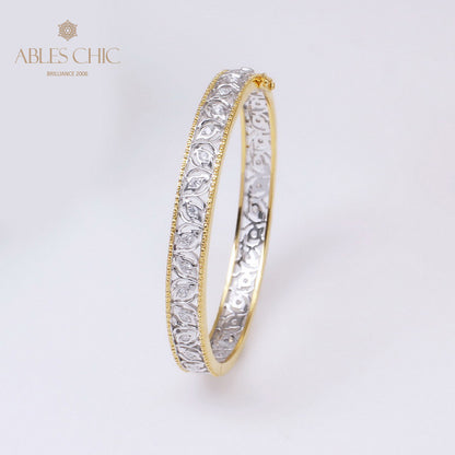 Florales Filigran-Zirkon-Armband 5021
