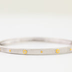 Stoffblüten Brautarmband 5638