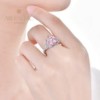 Rosa Saphir Ehering R0926