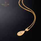 Seidige Tropfen-Blumenkette 5024