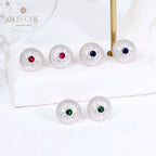 Dome Star Floral Ohrringe 5478