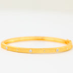 Armreif mit Stoffblumen 5680