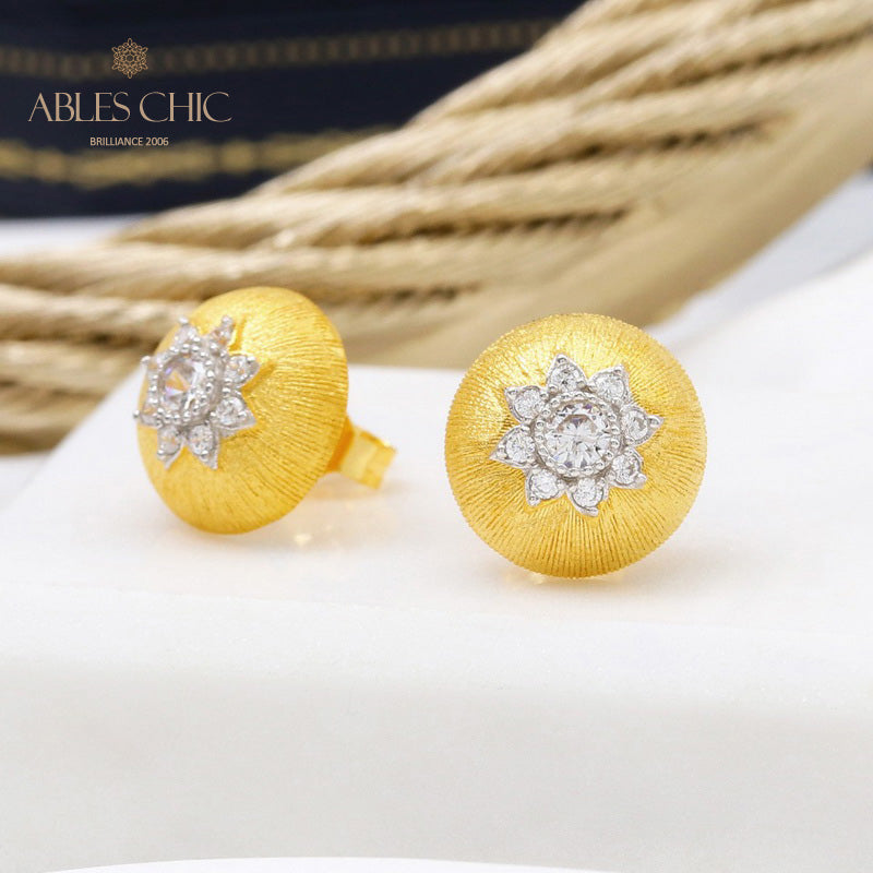 Dome Star Floral Ohrringe 5091