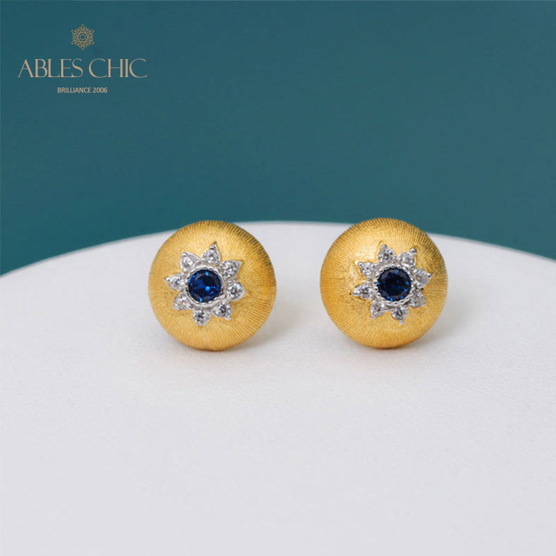 Dome Star Floral Ohrringe 5091