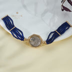 Antikes Lira-Münzen-Mehrstrang-Lapisarmband