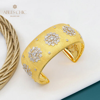 Stoffmuster Blumenarmband 5636
