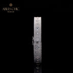 Stoffklee-Armband mit Sternenzirkon 5776