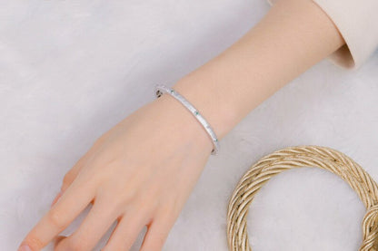 Stoffarmband mit Zirkonia-Sternen 5639