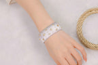 Pflaumenblüten-Seidenarmband 5610