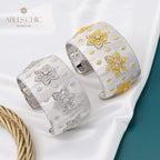 Seidiges Armband mit Sonnenblüten 5649