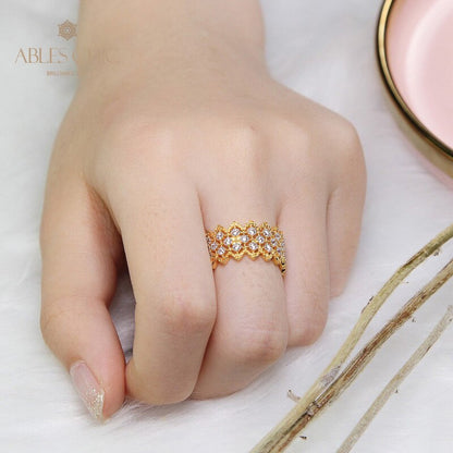 Spitzen-Filigran-Zirkon-Armband 5008