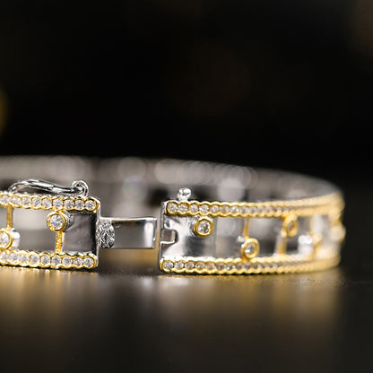 Luftiges Wabenarmband 203700