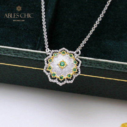 Seidige Blumenkette 5327