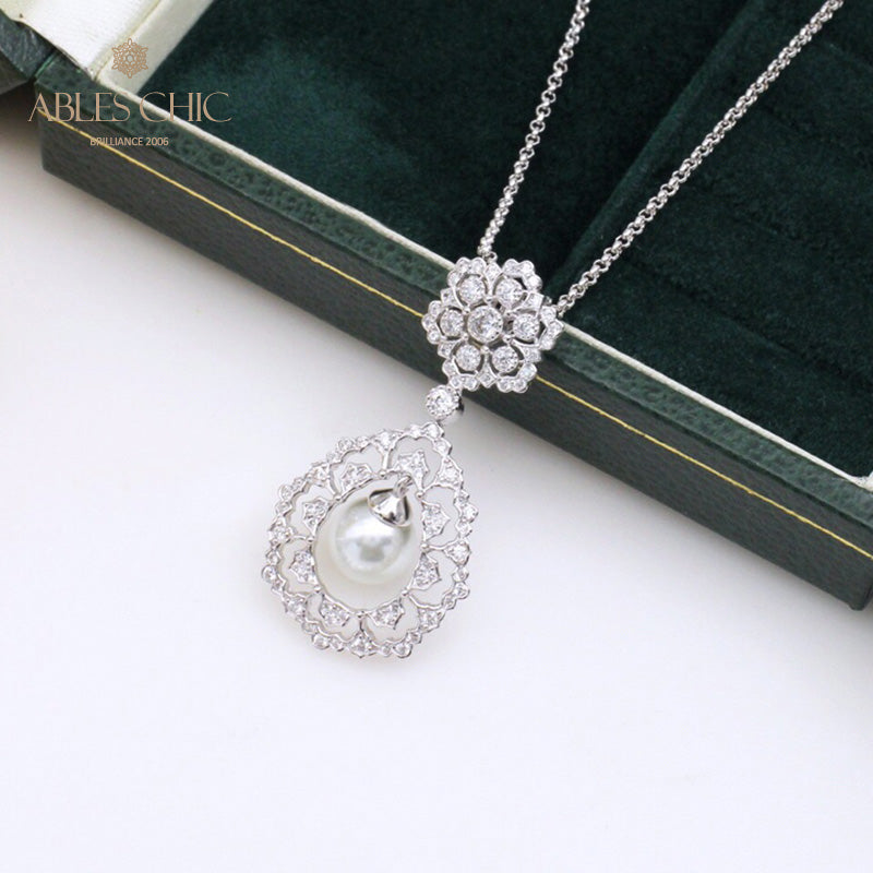 Filigrane Tropfenperlenkette 6275