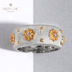 Sternenblumen-Seidenring 5025
