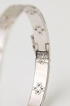 Hochglanzpoliertes Kleeblatt-Armband 203707