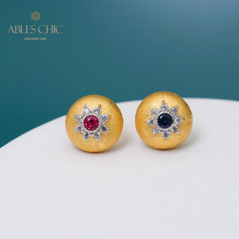 Dome Star Floral Ohrringe 5091