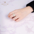 Sternenblumen-Seidenring 5029