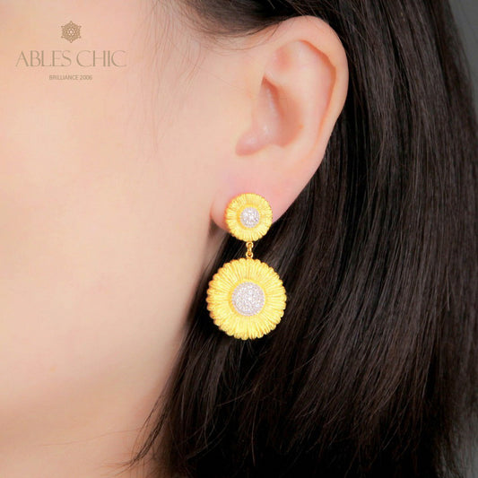Daisy Chandelier Blumenohrringe 5300