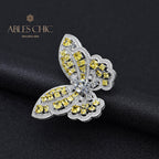 Citrin Schmetterling Statement Ring R1115