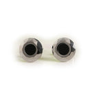 White Tungsten Carbide Faceted Evil Eye Stud Earrings Wholesale - Ables Mall