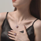 Rosa Saphir Ehering R0926