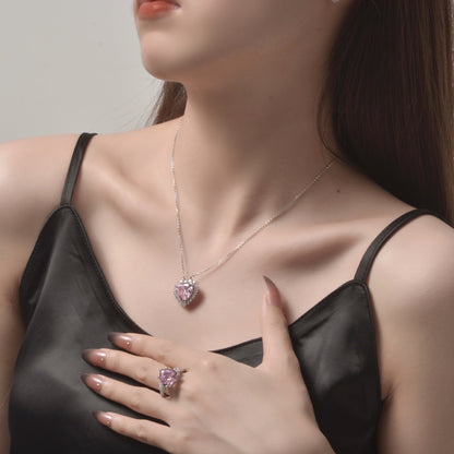 Rosa Saphir Ehering R0926