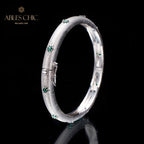 Rubinarmband mit Sternenmuster und Laubsägearbeit 5711