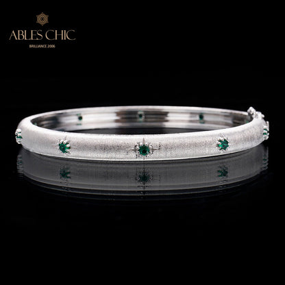 Rubinarmband mit Sternenmuster und Laubsägearbeit 5711