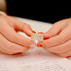 Offener Ring mit Spitzenwabenmuster und Blumenmuster 6029