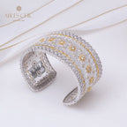 Traditionelles Seidenarmband mit Laubsägearbeiten und Blumenmuster 5221