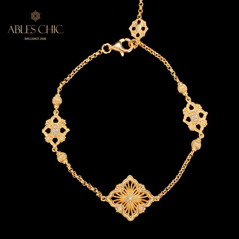 Kleeblatt-Kettenarmband 6129