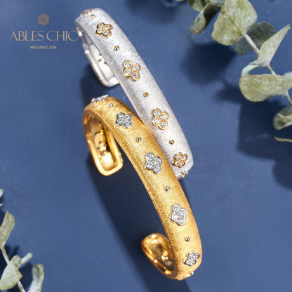 CZ Kleeblatt Armband 6107