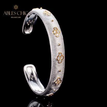 CZ Kleeblatt Armband 6107
