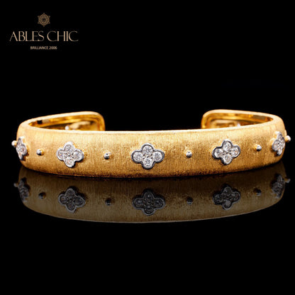 CZ Kleeblatt Armband 6107