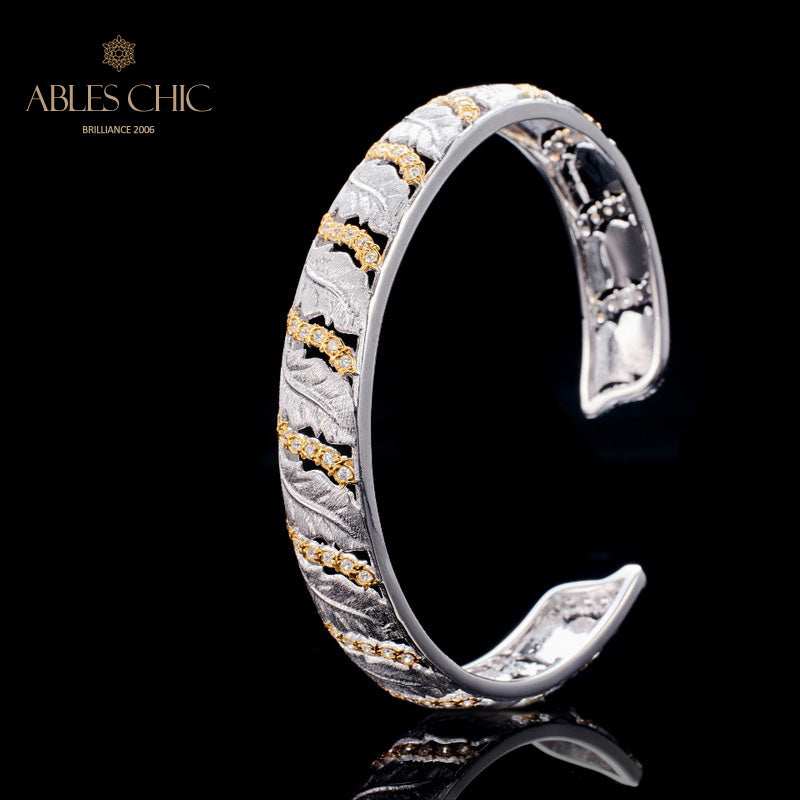 Laubsägeblatt-Armband 6108