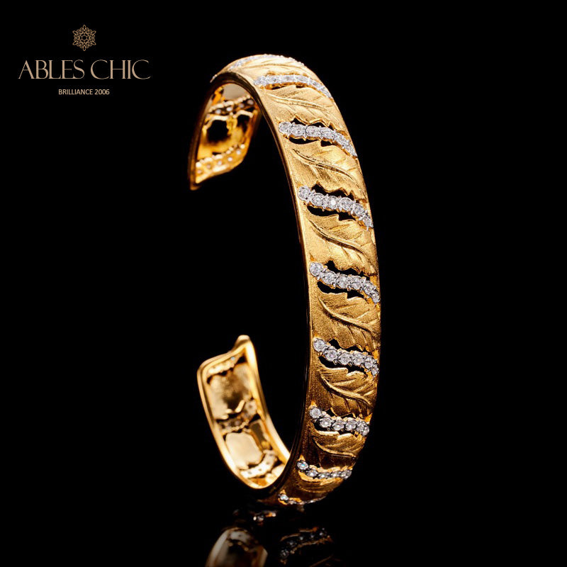 Laubsägeblatt-Armband 6108