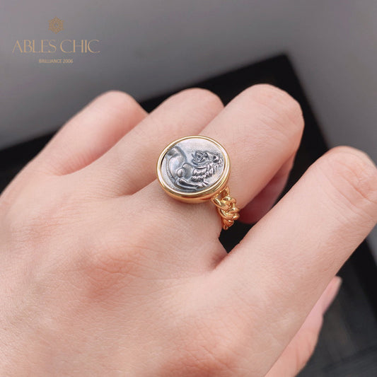 Byzantinischer Münzreplik-Ring 5865