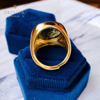 Offener Ring mit griechischer Zeus-Münze 6021