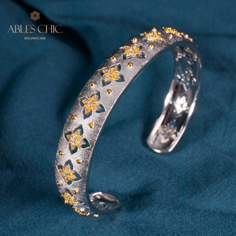 Stoffelement Kleeblatt Armband 6036