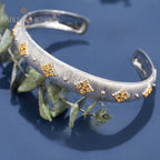 Offenes Kleeblatt-Armband 6106
