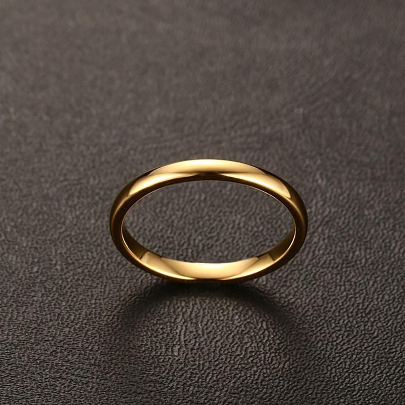High Polished Tungsten Wedding Band Classic Engagement Ring Wholesale 2mm - Ables Mall