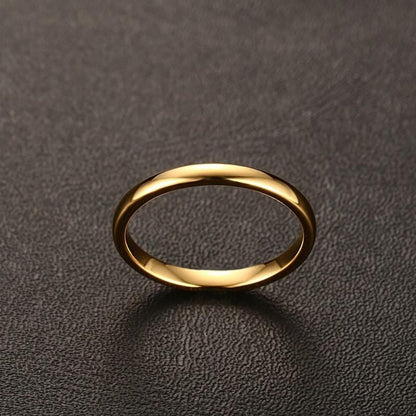 High Polished Tungsten Wedding Band Classic Engagement Ring Wholesale 2mm - Ables Mall