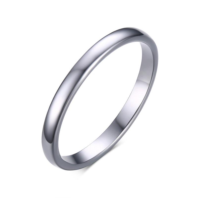 High Polished Tungsten Wedding Band Classic Engagement Ring Wholesale 2mm - Ables Mall