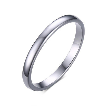 High Polished Tungsten Wedding Band Classic Engagement Ring Wholesale 2mm - Ables Mall